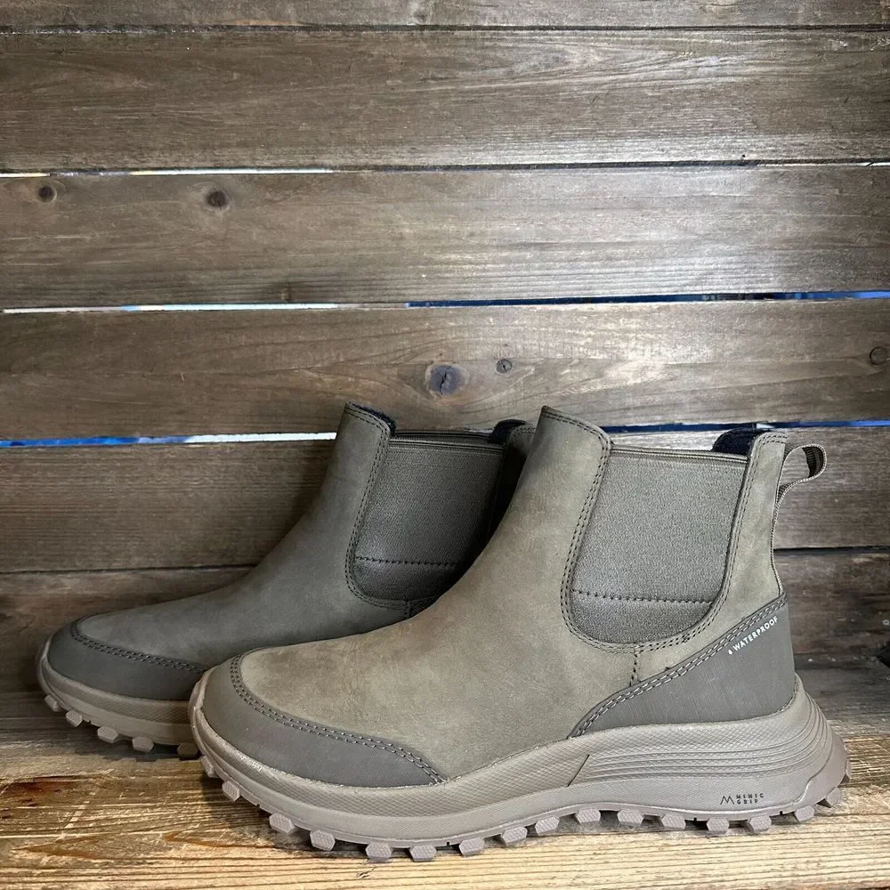 New Womens Clarks ATL Trekup Waterproof Green Trail Ankle Boots Booties Size 7 M - Picture 2 of 6